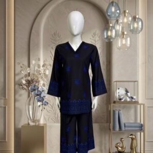 Neel-e-Shab Black D8-(2 piece) Stitched